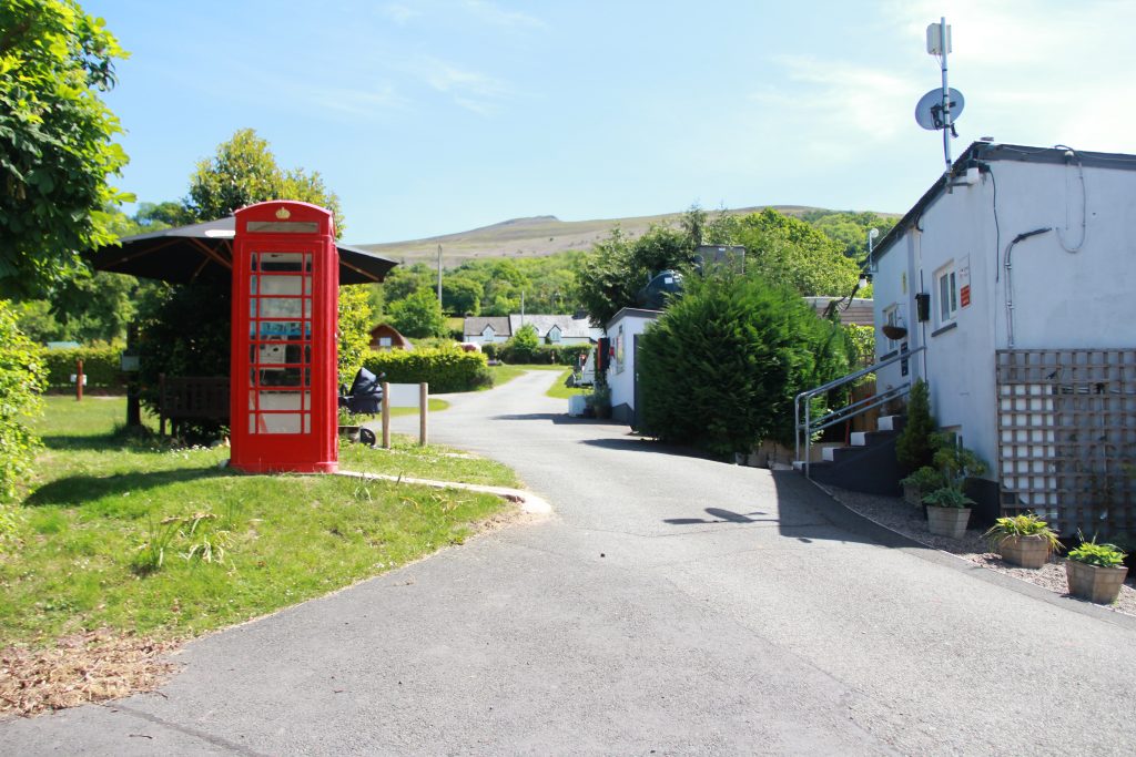 Cwmdu Campsite, Brecon Beacons, National Park, Red Phone Box, Gallery, Campsite Shop