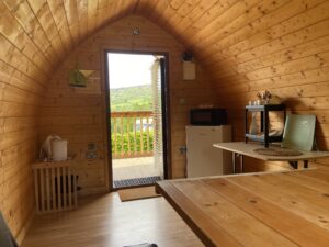 Glamping at Cwmdu Campsite