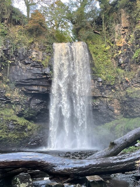welsh waterfalls, waterfall, wales waterfalls, campsite, camping, cwmdu campsite, camping brecon beacons
